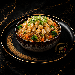 RIZ CANTONNAIS POULET (40dh)